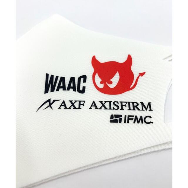 《WAAC》AXFコラボレーション マスク 2枚セット スポーツ/アウトドアのゴルフ(ウエア)の商品写真