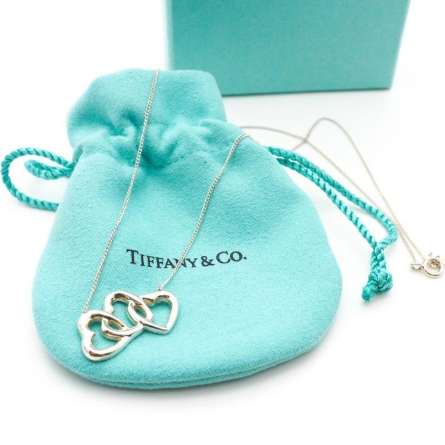 出品物一覧はこちらbyAC《美品》Tiffany & Co ネックレス シルバー 3連ハート 925