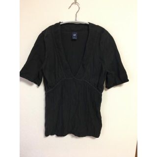 ギャップ(GAP)のGAP  黒　トップス(Tシャツ/カットソー(半袖/袖なし))