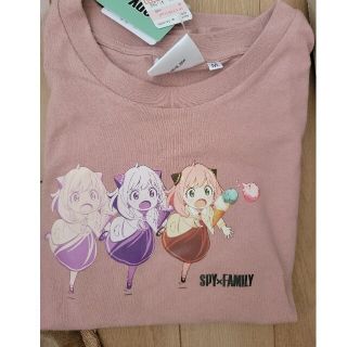 シマムラ(しまむら)のスパイファミリー しまむら コラボ Tシャツ レディース Mサイズ ピンク(Tシャツ(半袖/袖なし))