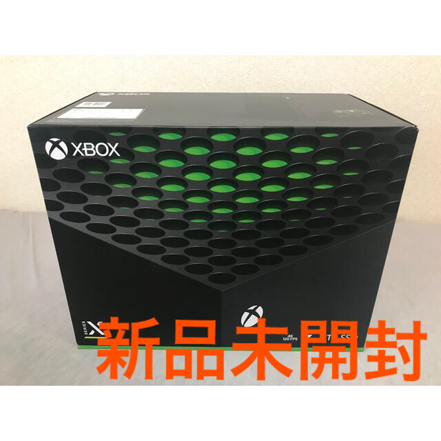 Xbox(エックスボックス)のXbox SeriesX エックスボックス本体　新品未開封 エンタメ/ホビーのゲームソフト/ゲーム機本体(家庭用ゲーム機本体)の商品写真