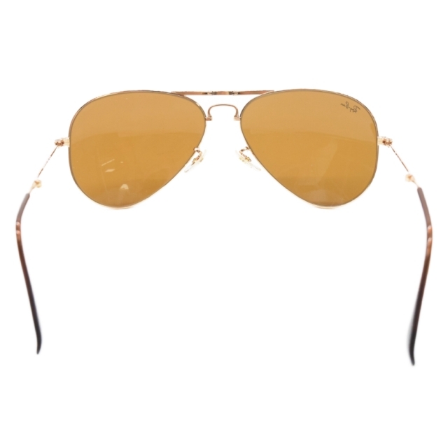 Ray-Ban(レイバン)のRay Ban レイバン AVIATOR アビエーター ティアドロップ 折りたたみ スモークグラデーションサングラス ゴールド 58 14 メンズのファッション小物(サングラス/メガネ)の商品写真