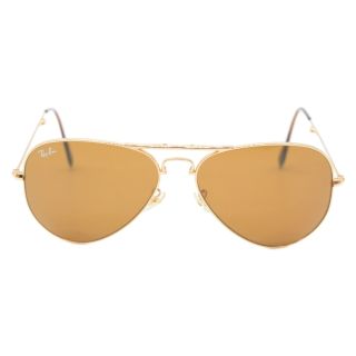 レイバン(Ray-Ban)のRay Ban レイバン AVIATOR アビエーター ティアドロップ 折りたたみ スモークグラデーションサングラス ゴールド 58 14(サングラス/メガネ)