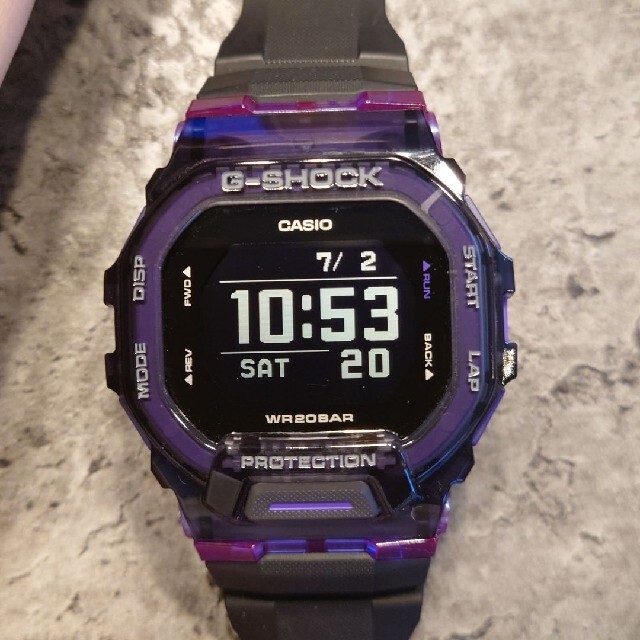 G-SHOCK(ジーショック)の【品薄】カシオG-SHOCK スケルトンパープル メンズの時計(腕時計(デジタル))の商品写真