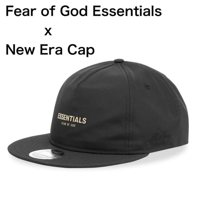 FEAR OF GOD(フィアオブゴッド)のFear of God Essentials x New Era Cap 黒 メンズの帽子(キャップ)の商品写真