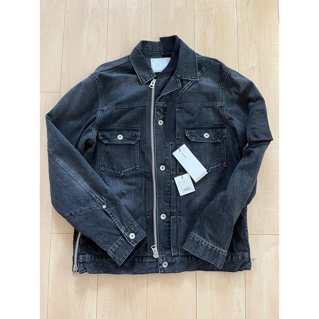 sacai side zip denim blouson