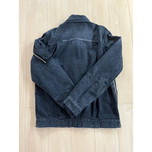 約49ｃｍ袖丈sacai side zip denim blouson