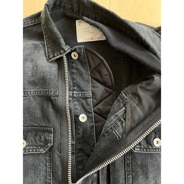 sacai(サカイ)のsacai side zip denim blouson メンズのジャケット/アウター(Gジャン/デニムジャケット)の商品写真