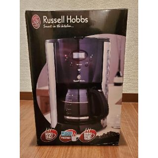 【新品未使用】Russell Hobbs スタイルブラックコーヒーメーカー