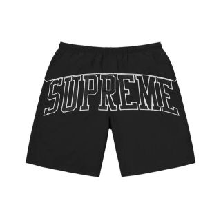 シュプリーム(Supreme)の黒 XL supreme arc water short(水着)