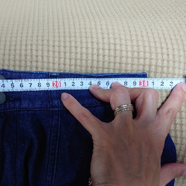 UNIQLO(ユニクロ)のユニクロ UNIQLO 58cm デニムスカート レディースのスカート(ロングスカート)の商品写真