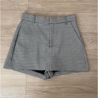 ザラ(ZARA)の【ZARA】チェック柄スコート(ひざ丈スカート)