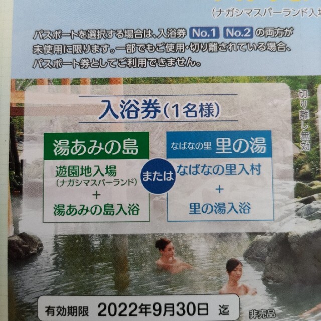 ナガシマスパーランド パスポート 2枚 | hospitaldeyumbo.gov.co