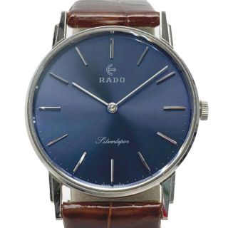 ラドー(RADO)の☆☆RADO ラドー Silverlepor シルバーレポール ネイビー 手巻き メンズ 腕時計(腕時計(アナログ))