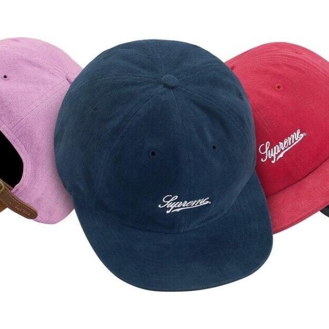 supreme brushed twill script 6-panel