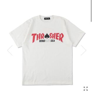 ウィンダンシー(WIND AND SEA)のTHRASHER MAGAZINE X WDS (SPADE)WHITE(Tシャツ/カットソー(半袖/袖なし))