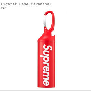 シュプリーム(Supreme)のSupreme Lighter Case Carabiner 赤 RED(キーホルダー)