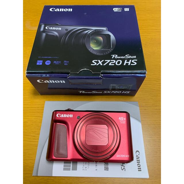 CANON PowerShot SX720 HS [レッド] 贈る結婚祝い 51.0%OFF www.gold