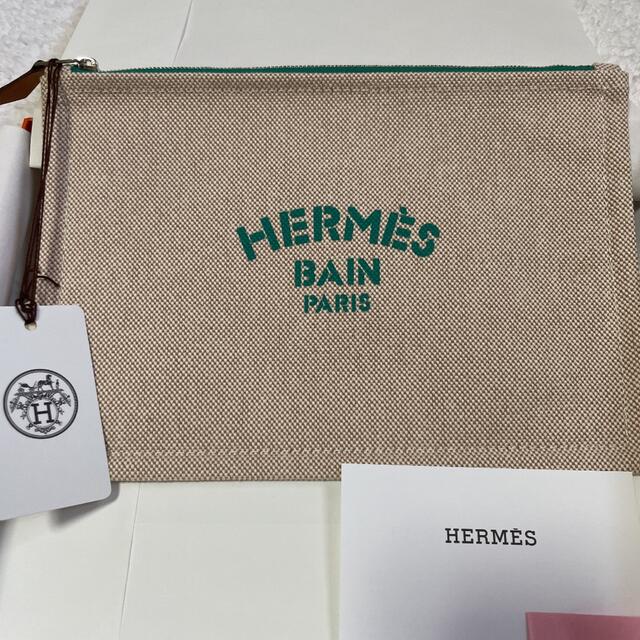 新品、未使用品 エルメス HERMES ニュー・ヨッティング フラットポーチ