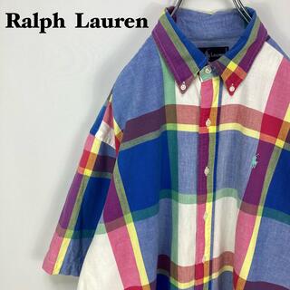 ラルフローレン(Ralph Lauren)の【SALE】ラルフローレン マルチカラーチェック ワンポイント刺繍 BDシャツ(シャツ)