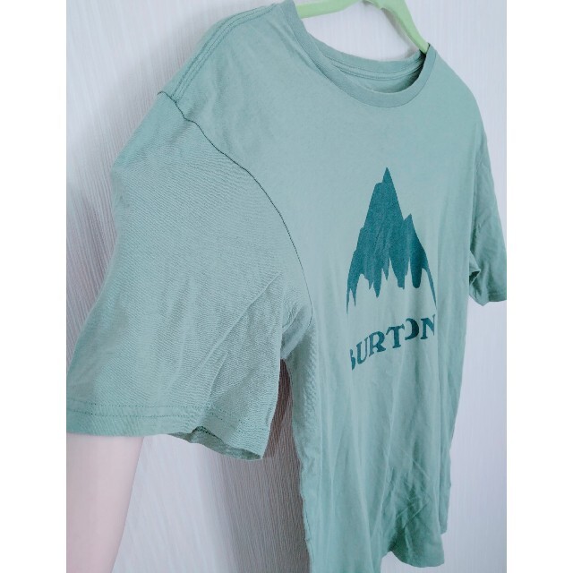 BURTON(バートン)のバートン カーキ グリーン ロゴTシャツ デザインTシャツ 男女兼用 メンズ メンズのトップス(Tシャツ/カットソー(半袖/袖なし))の商品写真