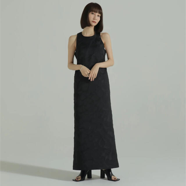 louren / flower pattern cocoon dress|ロングワンピース louren / flower pattern cocoon dress|ロングワンピース