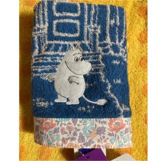 ムーミン(MOOMIN)のムーミン　ハンドタオル　リバティコラボ(タオル/バス用品)