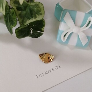 Tiffany & Co. - ティファニー　シェル　貝 ネックレスチャーム　ペンダントトップ　k18 ゴールド