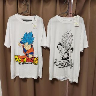 ドラゴンボール(ドラゴンボール)のドラゴンボール超スーパー　Lサイズ　T シャツ　未使用タグ付き新品　2枚セット(Tシャツ/カットソー(半袖/袖なし))