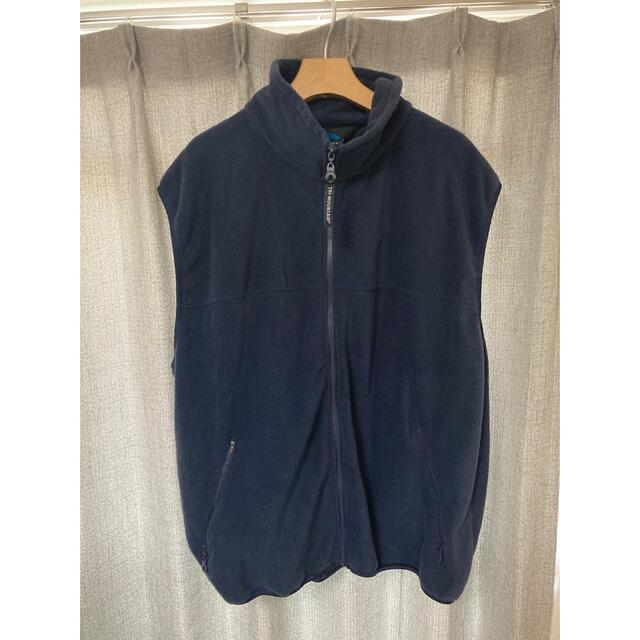 1LDK SELECT(ワンエルディーケーセレクト)のTRI MOUNTAIN FLEECE VEST NAVY　XL メンズのトップス(ベスト)の商品写真