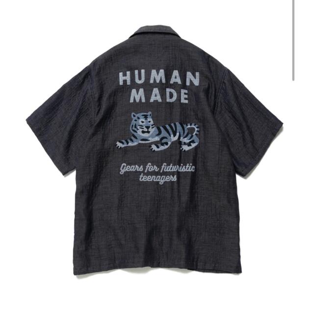 HUMAN MADE(ヒューマンメイド)のCHAMBRAY GAUZE ALOHA SHIRT XL ヒューマンメイド メンズのトップス(シャツ)の商品写真