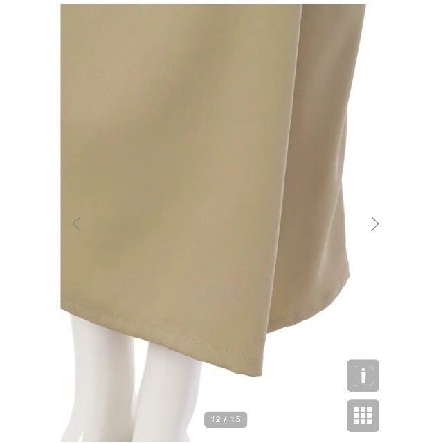 fifth(フィフス)のインスタグラマーコラボ】ウエストマークラップ風スカート レディースのスカート(ひざ丈スカート)の商品写真