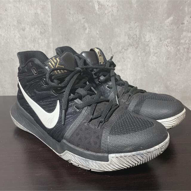 NIKE ナイキ KYRIE3 BHM カイリー3 27cm 黒 金