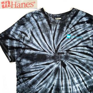 ヘインズ(Hanes)のAMERICAN EXPRESS Tシャツ 企業ロゴ タイダイ 90s 00s(Tシャツ/カットソー(半袖/袖なし))