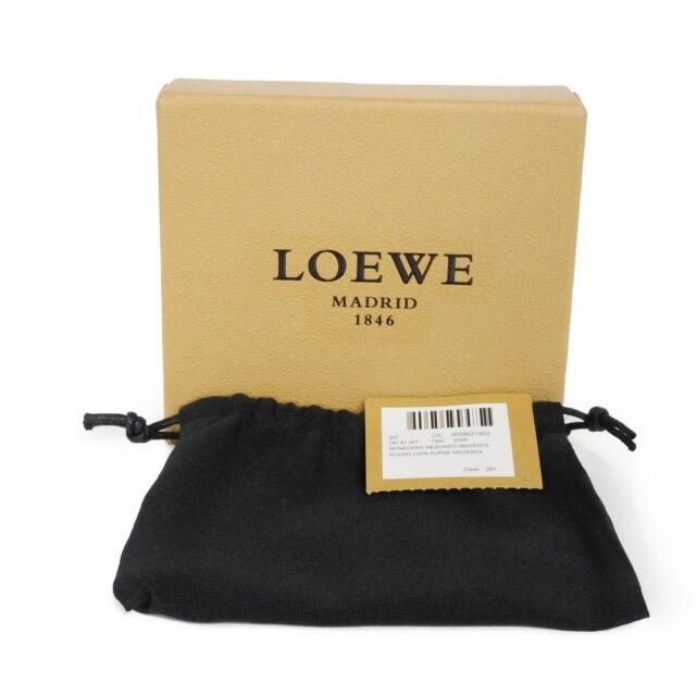 LOEWE(ロエベ)のロエベ コインパース フリンジ タッセル ラウンド型 アナグラム ナッパ マゼンタ コインケース 182.81.951 レディースのファッション小物(コインケース)の商品写真