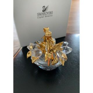 スワロフスキー(SWAROVSKI)のSWAROVSKI クリスタル　バスケットブーケ(置物)