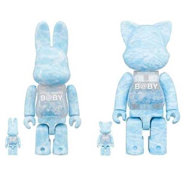 BE@RBRICK(ベアブリック)のMY FIRST NY@BRICK B@BY WATER CREST 2個セット エンタメ/ホビーのフィギュア(その他)の商品写真