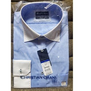 アオヤマ(青山)の新品未使用 CHRISTIAN ORANI ワイドカラー クレリックシャツ XL(シャツ)