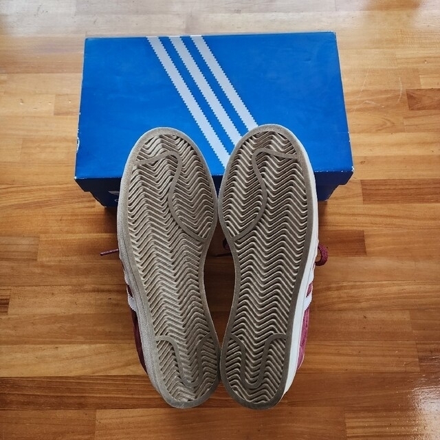 adidas(アディダス)の中古 27.5cm アディダス キャンパス バーガンディ メンズの靴/シューズ(スニーカー)の商品写真