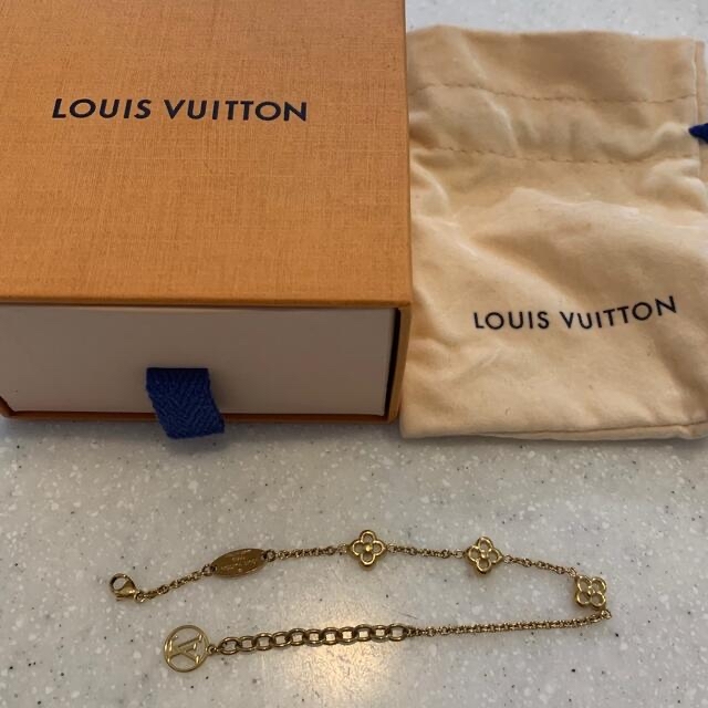 LOUIS VUITTON(ルイヴィトン)のルイ ヴィトン LOUIS VUITTON フラワーフル ブレスレット ゴールド レディースのアクセサリー(ブレスレット/バングル)の商品写真