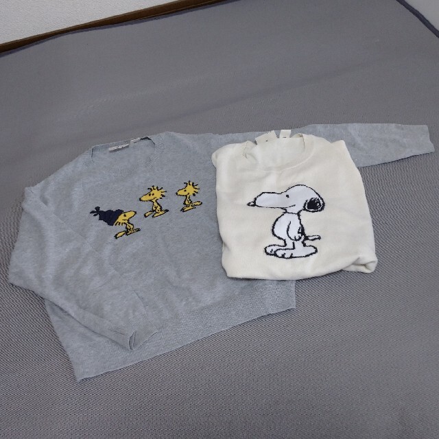 SNOOPY(スヌーピー)の6点セット 女の子130センチスヌーピー ユニクロ キッズ/ベビー/マタニティのキッズ服女の子用(90cm~)(Tシャツ/カットソー)の商品写真