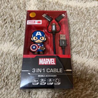 マーベル(MARVEL)の3 IN CABLE(バッテリー/充電器)