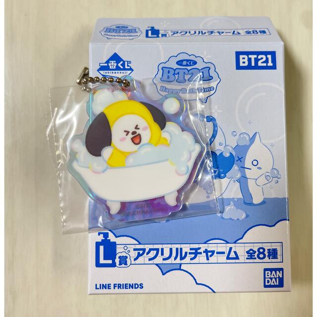 BT21(ビーティーイシビル)のBT21 オンラインくじ アクリルチャーム　チミー エンタメ/ホビーのCD(K-POP/アジア)の商品写真