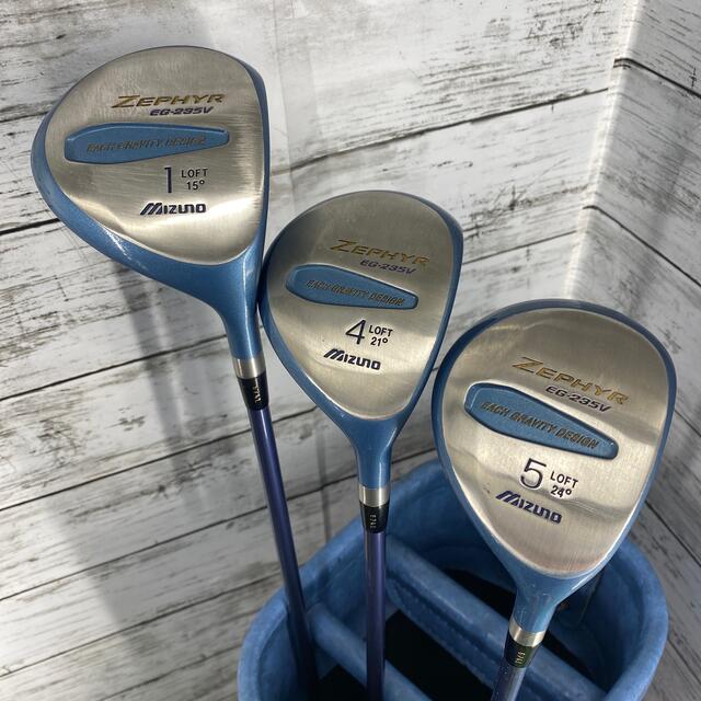 レディース》ミズノ ZEPHYR EG-235V 1・4・5w 3本セットの通販 レディース》ミズノ ZEPHYR EG-235V 1・4・5w 3本セットの通販
