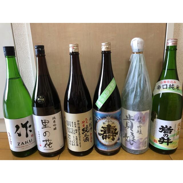 日本酒6本セット　1800ml 食品/飲料/酒の酒(日本酒)の商品写真