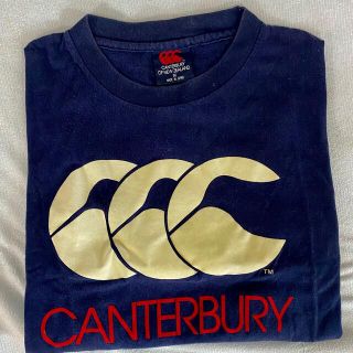 カンタベリー(CANTERBURY)のカンタベリー　Tシャツ　ネイビー　日本製(Tシャツ/カットソー(半袖/袖なし))