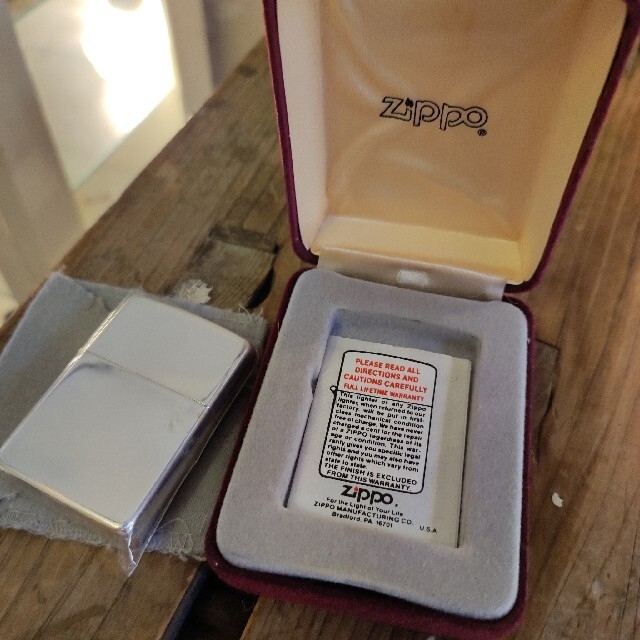 ZIPPO ジッポー スターリングシルバー 1995   スリム