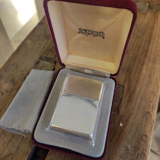 ジッポー(ZIPPO)の1995未使用スターリングシルバージッポ #15 STERLING 純銀 レア美(タバコグッズ)