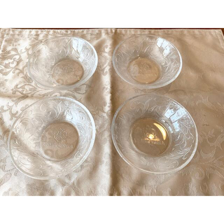 桂由美　YUMI KATSURA  ガラス小皿　4枚セット(食器)
