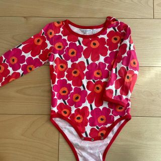 マリメッコ(marimekko)のマリメッコ　ベビー用ロンパース（サイズ80）(ロンパース)